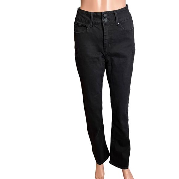 Sound/Style Black Bootcut Comfort Stretch Jeans Size 8 “Brooke” Western Casual - Picture 1 of 9